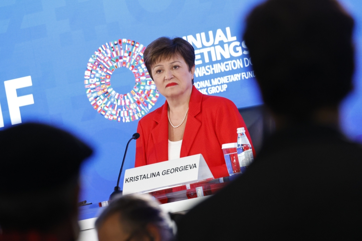 International Monetary Fund managing director Kristalina Georgieva